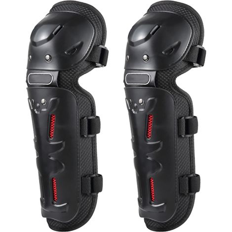 Ensemble de 4 genouillères et coudières pour vélo, VTT et moto. Protection optimale pour les genoux et autres activités de plein air. (1/4)