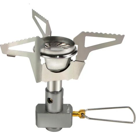Réchaud à gaz d'extérieur portable pour camping, mini brûleur à gaz, fourneau de cuisson pour la randonnée, réchauds de cuisine portables (1/4)