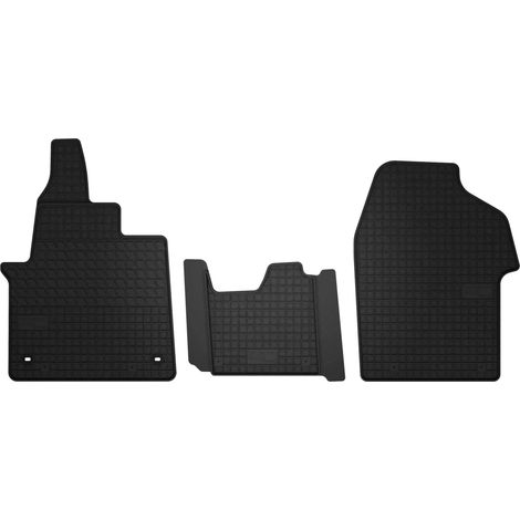 Alfombrillas de goma, fila delantera, para: furgoneta Opel Vivaro C (desde 2019 hasta -)