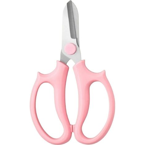 Bardusch-Ciseaux de taille de fleurs en acier inoxydable, outils de jardinage pour plantes vertes en pot, rose (1/4)