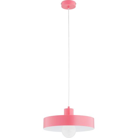 Suspension rose ronde Nevera enfant E27 15W métal Alfa (1/3)
