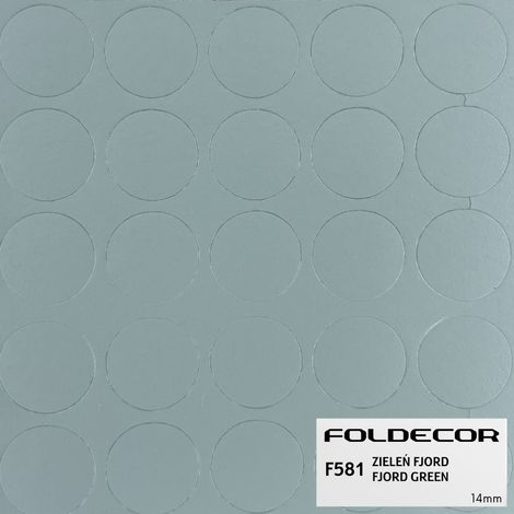 Bouchon autocollant fi14 vert fjord (feuille de 25 pièces) (1/5)