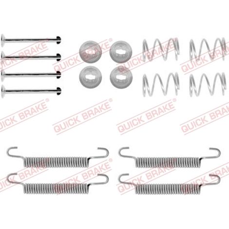 Kit d'accessoires, mâchoires de frein de stationnement Quick Brake 105-0791 OPEL