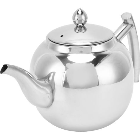 Petite bouilloire à eau froide, bouilloire compatible avec les plaques à induction, bouilloire à thé, bouilloire à perles argentées (1/5)