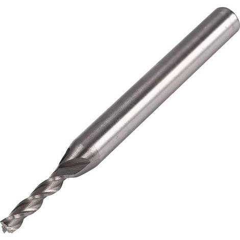 Fraise diamètre 3mm – 3 fraises HSS aluminium – fraise CNC – bout (1/5)