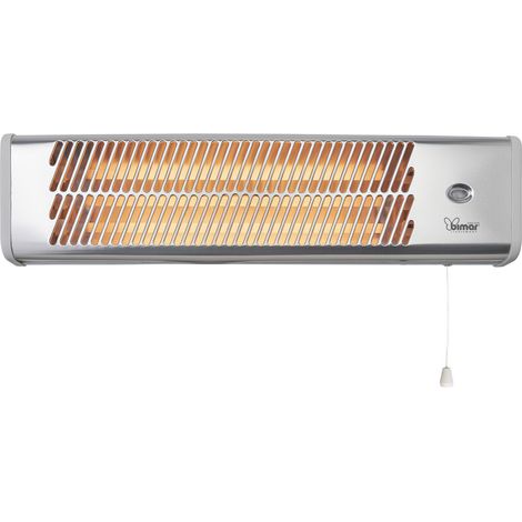 Bimar Stufa al Quarzo a Parete - Ideale Per Ambienti Esterni - 1500W (1/4)