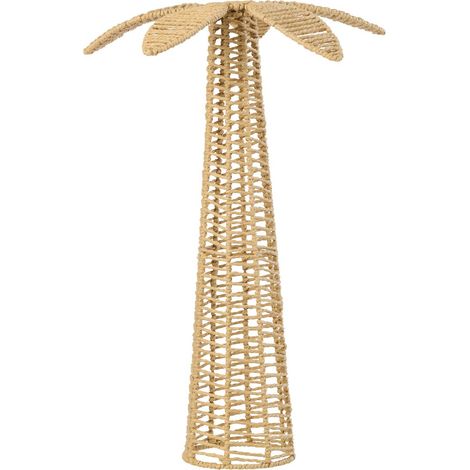 Palmier Déco en Papier "Coco" 62cm Naturel (1/2)