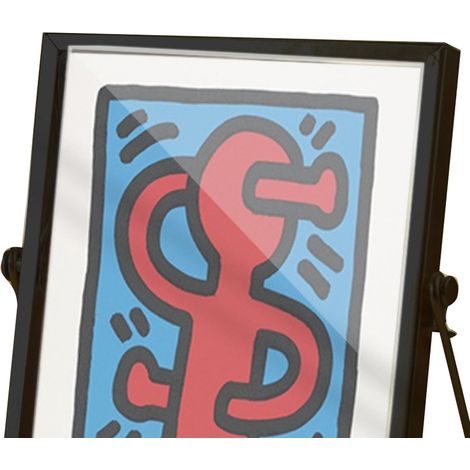 Cadre photo acrylique moderne, peinture décorative métal noir, décoration bureau, cadeau, 14,5x19,5 cm, CBS1001B, cadre mural simple. (1/4)