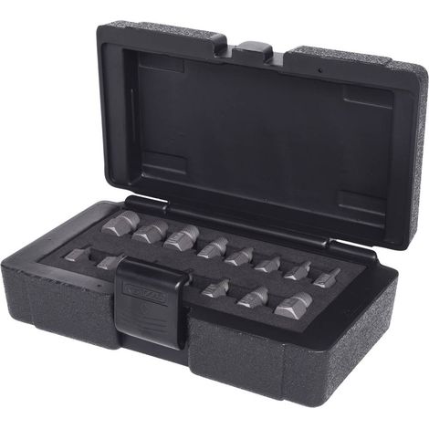 Ks Tools – Jeu d'extracteurs de vis creuses 15 pcs – Acier spécial – Conception extra-courte pour espaces restreints – Coffret robuste - D288292 (1/8)