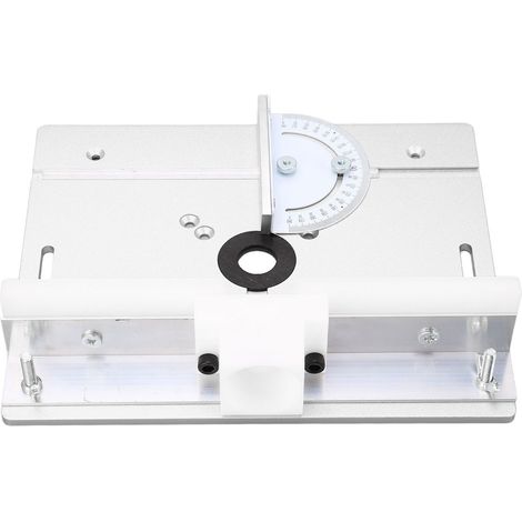 Frästisch aus Aluminium, Grundplatte für Oberfräse, neigbarer Metalltisch für Tischkreissäge, Holzfräsführung, Holzbearbeitungszubehör (1/5)