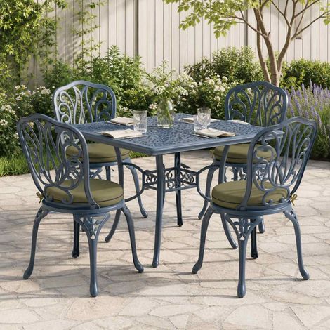 vidaXL Cuscini per Seduta SOEST 4 pz 100% Poliestere Verde Oliva