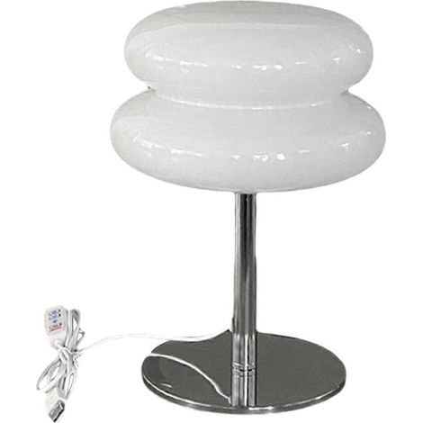 BWhite dreifarbige, dimmbare USB-Schreibtischlampe für Wohnzimmer, Stimmungsleuchte (1/5)