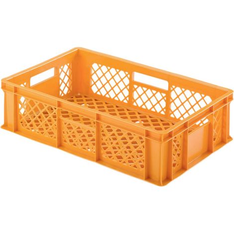 Alutec 75090 Scatola in plastica adatto per alimenti (L x A x P) 600 x 154 x 400 mm Arancione 1 pz.