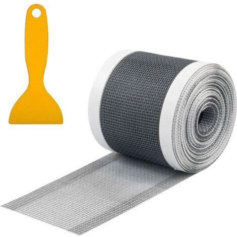 Disposable mesh shower drain cover sticker, 120mm x 4m, hair catcher for shower drain cover, suitable for all lengths, with removal tool