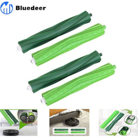 BUNTHAUS 4 Pièces Rechange Irobot Roomba E5 E6 I6 I6 + I3 I3 + I4 I4 + I7 I7 + I8 Robot Aspirateur Rouleau de Rechange (1/5)