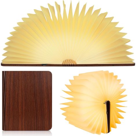 Lampe de lecture à 7 couleurs, design en bois, avec style (1/5)