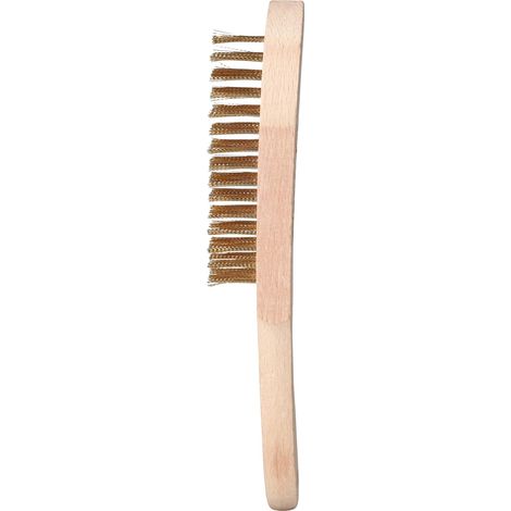 BRILLIANT  TOOLS  Cepillo  de  alambre  de  latón,  4  hileras,  290  mm  -  BT706009 (1/4)