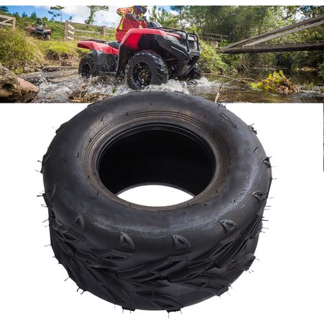 Pneu VTT Sport 16x8-7 16x8x7 4 couches en caoutchouc sans chambre à air pour terrains accidentés, sentiers boueux et sableux (1/4)