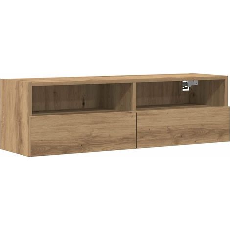 Maison Exclusive - Mobile TV da parete rovere artigianale 100 x 30 x 30 cm