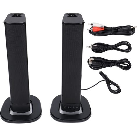 Barre de son Bluetooth BS-36 20 W avec caisson de basses multifonctionnel détachable (1/5)