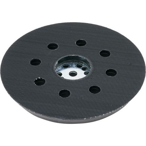 Plateau De Ponçage Mi Dur Pour Peinture Et Mastic Ø 125 Mm 8 Trous Accessoires Ponceuse Excentrique (1/4)
