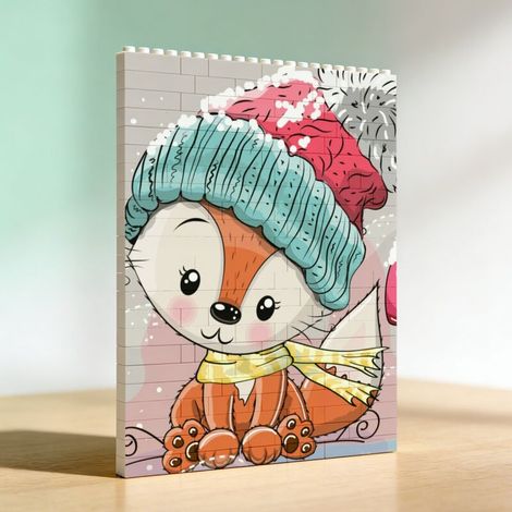 Cadre romantique en blocs, cadeau pour couple (1/5)