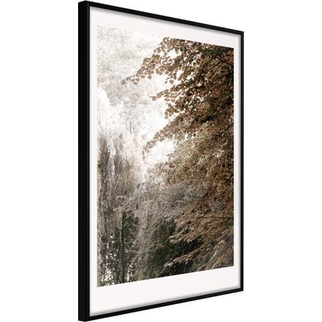Affiche Murale Encadrée "Pond in the Park" 40 x 60 cm Noir