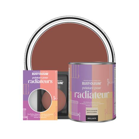 Peinture pour Radiateur, Finition Brillante - Rouge Brique (1/3)