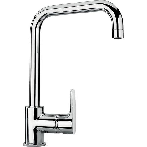 Mitigeur évier MILO chromé bec tube haut carré - PAINI S.P.A. RUBINETTERIE