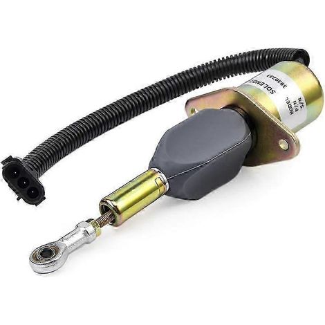 3928161 12V 3930234 3964624 Kraftstoffabschalt-Magnetventil, kompatibel mit Cummins 6CT 8,3L Motor, Komatsu, Hyundai-JXLGV (1/5)