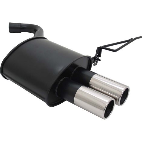 Échappement arrière Novus pour BMW series 3 E90 E91 2007- 2x76mm avec ABE