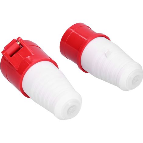 Connecteur industriel triphasé 4 broches étanche IP44, isolé, 380 V/415 V, 16 A, 3P+E (1/5)