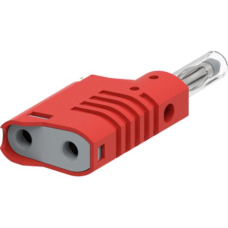 Electro PJP 1089-CD1-R Bananenstecker Stecker, gerade Stift-Ø: 4 mm Rot 1 St. (1/2)
