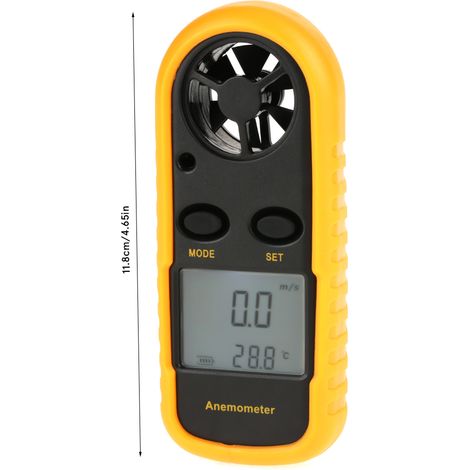anémomètre numérique portable, anémomètre, débitmètre, thermomètre (1/5)