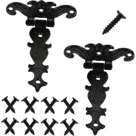 2pcs Retro Hinges For Wooden Doors Set Ideal For Gates Barns And Projects (1/5)