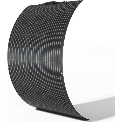 1 Panneau Solaire Flexible, Monocristallin 100W, Étanche IP67, Pour Camping-car, Bateau, Maison (1/5)
