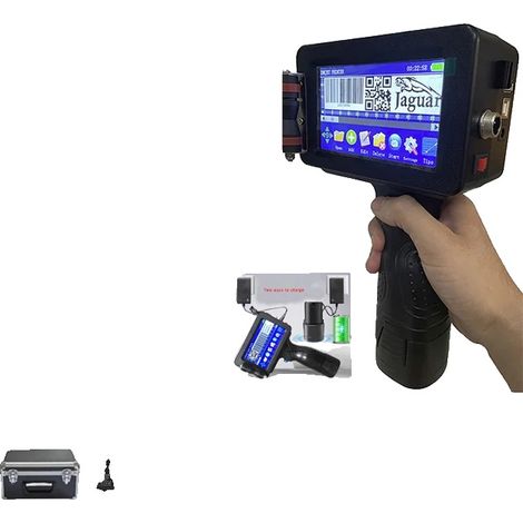 Imprimante à jet d'encre thermique portable, impression de codes QR variables, haute résolution 600 DPI, 1760H (1/2)