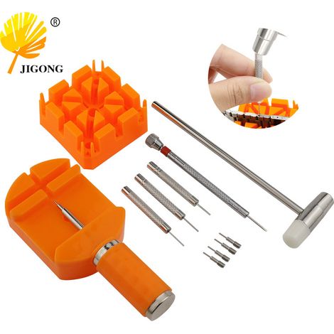 Kit d'outils pour retirer le bracelet de montre, réparation de montres, bracelet de montre en acier à faire soi-même, démontage, remplacement et ajustement de la longueur du bracelet.