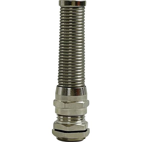 TRU COMPONENTS HX-NZM16 Pressacavo filettato con antistrappo M16 Ottone Ottone 1 pz. (1/2)