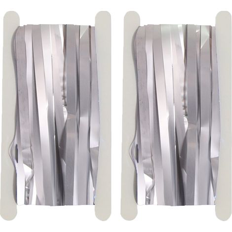 Rideau Festif En Feuille Métallique - 1 m x 3 m - Pour Arrière-plan Photo Fête Anniversaire Mariage Noël - Lot De 2 (1/5)
