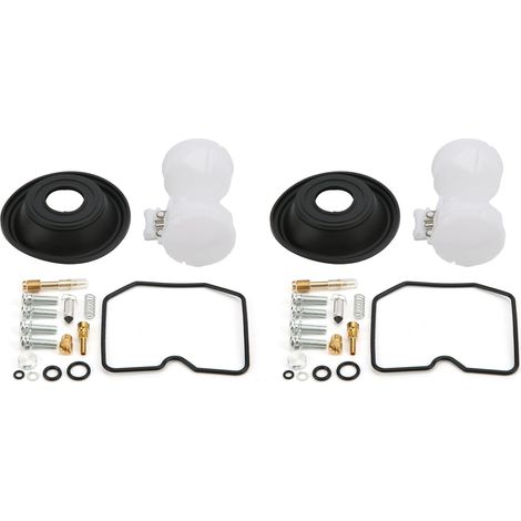 Satz mit 2 Vergaser-Reparatursätzen, Komplettreparatur kompatibel mit Kawasaki Vulcan 500/EN500 1991-1995, Ersatzteile für die Motorüberholung. (1/5)