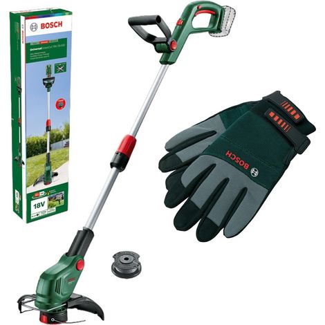 Bosch UniversalGrassCut 18V-26-500 18v Cordless Grass Line Trimmer Bare & Gloves