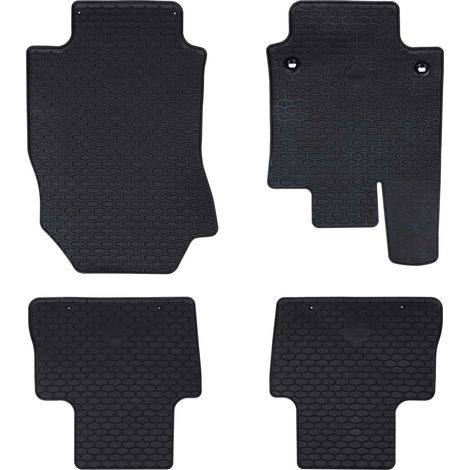 Car Mat 4 pcs Black suitable for Toyota RAV 4 Hybrid 2019- vidaXL