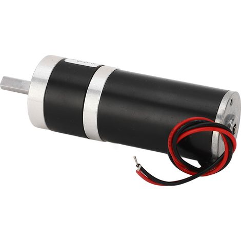 Gleichstrom-Getriebemotor, 712 U/min, D-Welle, Aluminiumlegierung, Kupferspule, hohes Drehmoment, geräuscharm, Drehzahlreduzierung, 12 V (1/5)