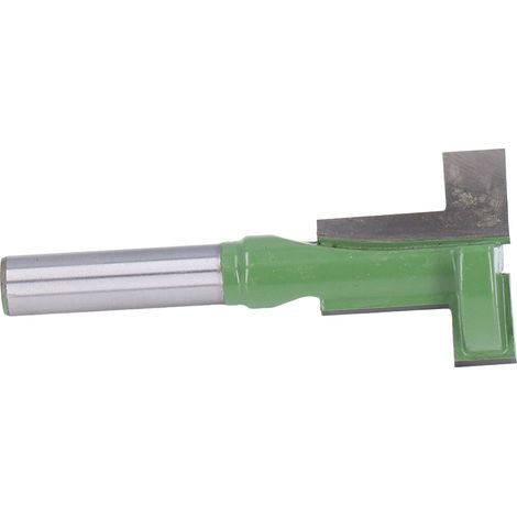 Fraise à défoncer à queue de 8mm, coupe droite pour rainure en T, bois, 8x28x8mm (1/5)