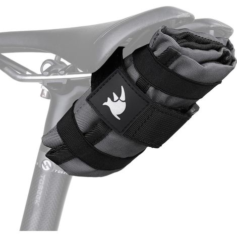 Satteltasche Fahrrad Werkzeug Reparatur Falttasche Sitztasche Grau (1/5)