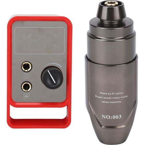 Kit Tatouage Rotatif Machine Pen LED avec Alimentation 3 Modes Pédale, Tension 100-240V Prise EU, Matériel de Tatouage Professionnel (1/5)