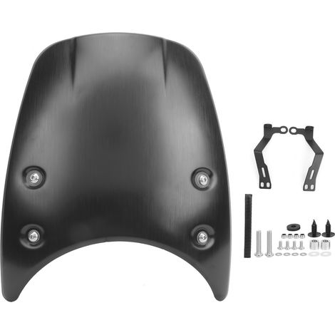 Carénage de phare de pare-brise en aluminium noir adapté pour R NineT Pure Scrambler 2014-2020