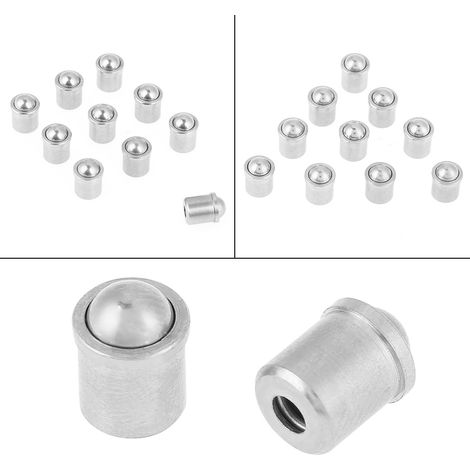 Werkzeugsatz inklusive 10 federbelasteten Kugelbolzen aus Edelstahl 304 (6 x 7 mm) (1/5)