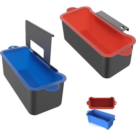 Drip Pan - Silicone - 21.5 x 8.8 x 7.05 cm - For Blackstone Grills - Reusable - 2 Pack (1/5)